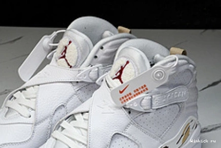 White 8 Retro Jordan OVO 1213